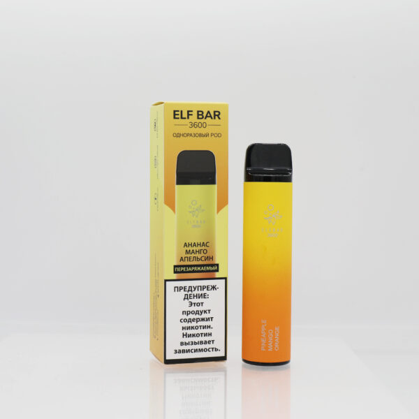 ELF BAR 3600 Puffs Disposable Vape Wholesale Pineapple Mango Orange Flavors