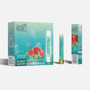 RandM Dazzle 1000 Puffs Led Light Disposable Vape Wholesale Kiwi Watermelon Ice