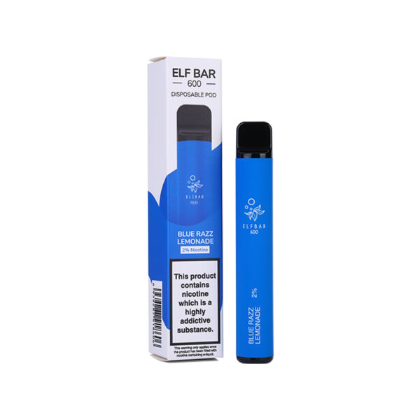 ELF Bar 600 Puffs Disposable Vape Wholesale Blue Razz Lemonade