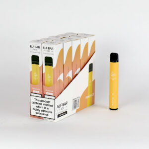 ELF Bar 600 Puffs Disposable Vape Wholesale Peach Ice