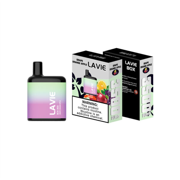 LAVIE BOX 3500 Puffs Disposable Vape Wholesale Grape Orange Apple