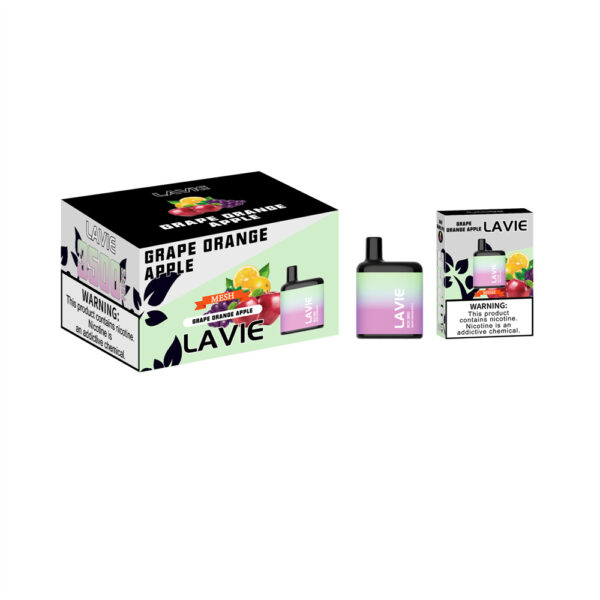 LAVIE BOX 3500 Puffs Disposable Vape Wholesale Grape Orange Apple Flavors