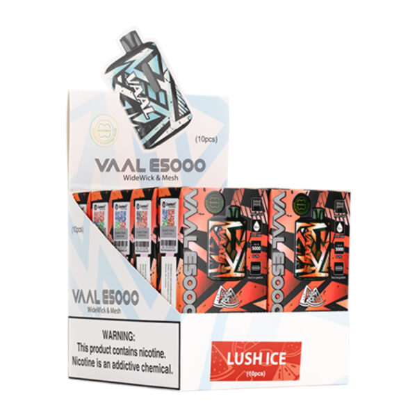 VAAL E5000 Puffs Disposable Vape Wholesale Lush Ice Flavors