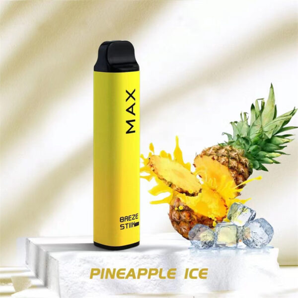 Breze Stiik Max 1800 Puffs Disposable Vape Wholesale Pineapple Ice