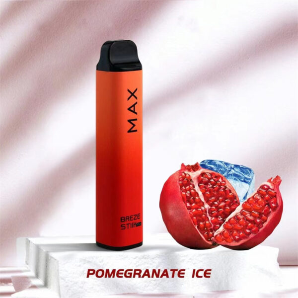 Breze Stiik Max 1800 Puffs Disposable Vape Wholesale Pomegranate Ice