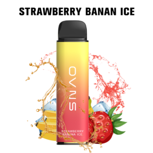 OVNS 15 6000 puffs Disposable Vape Wholesale Strawberrry Banana Ice