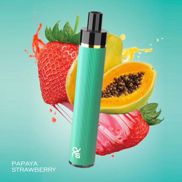 OVNS Mega 1500 Puffs Disposable Vape Wholesale Papaya Strawberry Flavors