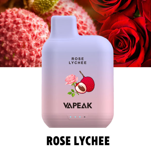 VAPEAK GRAND 5000 Puffs Disposable Vape Wholesale Rose Lychee