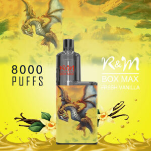 RM BOX MAX 8000 Puffs Disposable Vape Wholesale Fresh Vanilla