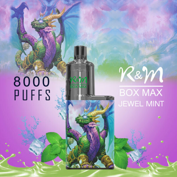 RM BOX MAX 8000 Puffs Disposable Vape Wholesale Jewel Mint