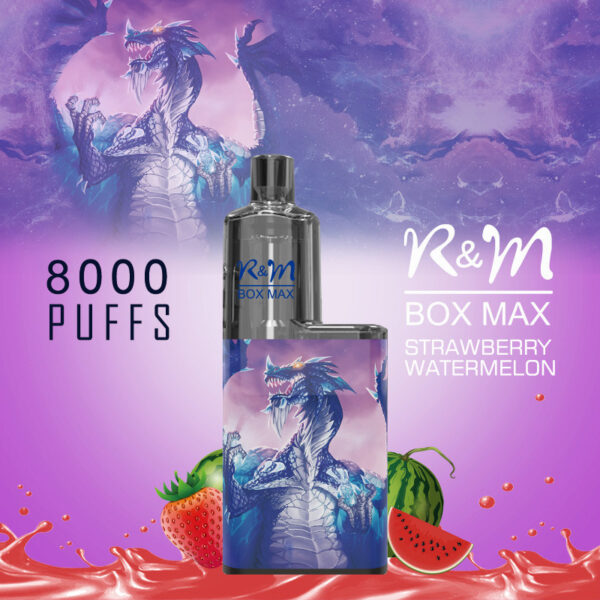 RM BOX MAX 8000 Puffs Disposable Vape Wholesale Strawberry Watermelon