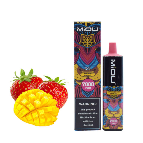 MIOU 7000 Puffs Disposable Vape Wholesale Strawberry Mango