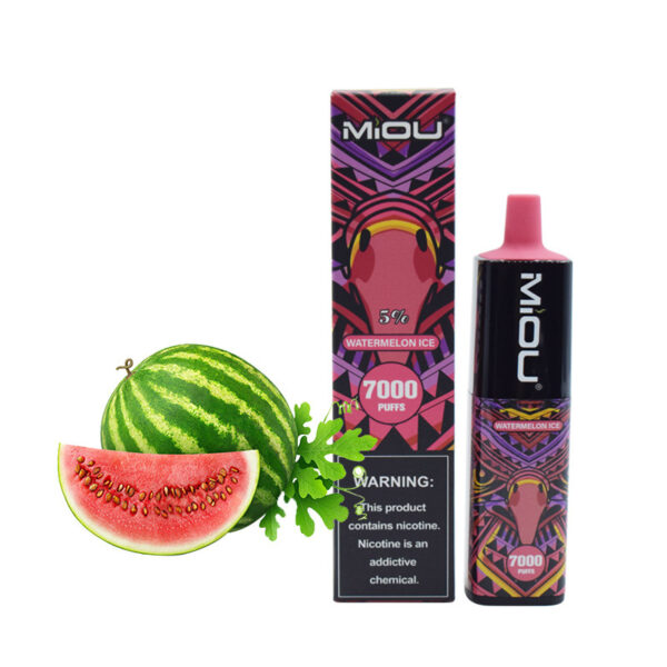 MIOU 7000 Puffs Disposable Vape Wholesale Watermelon Ice