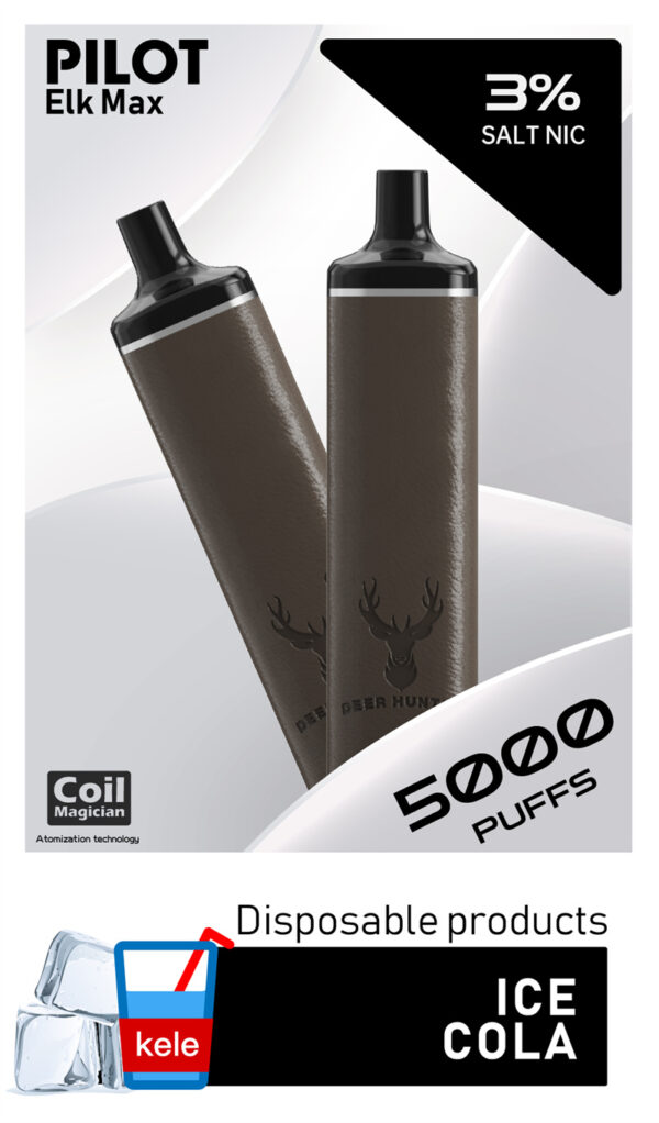 PILOT Elk Max 5000 Puffs Disposable Vape Wholesale Ice Cola