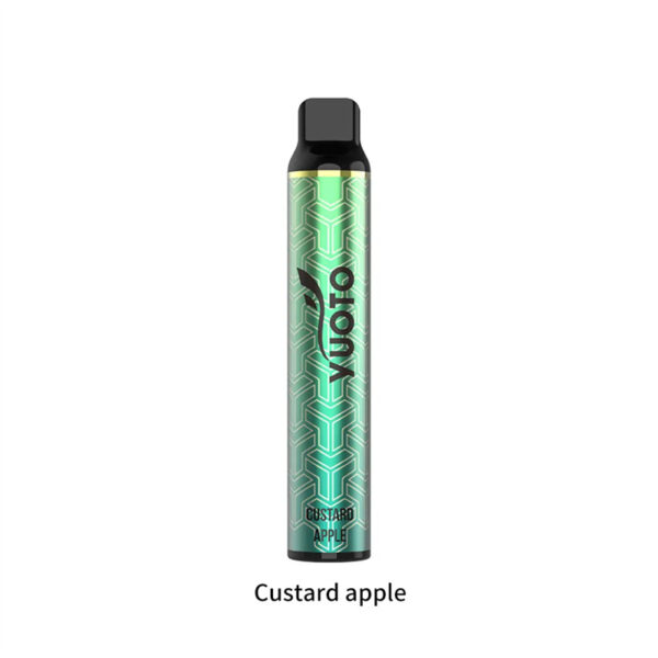 YUOTO LUSCIOUS 3000 Puffs Disposable Vape Wholesale Gustard Apple