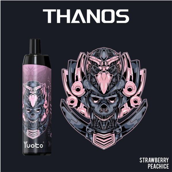 YUOTO THANOS 5000 Puffs Disposable Vape Wholesale Strawberry Peach Ice