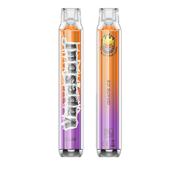 Vapesoul Allov Clear 1200 Puffs Disposable Vape Wholesale Grape Ice